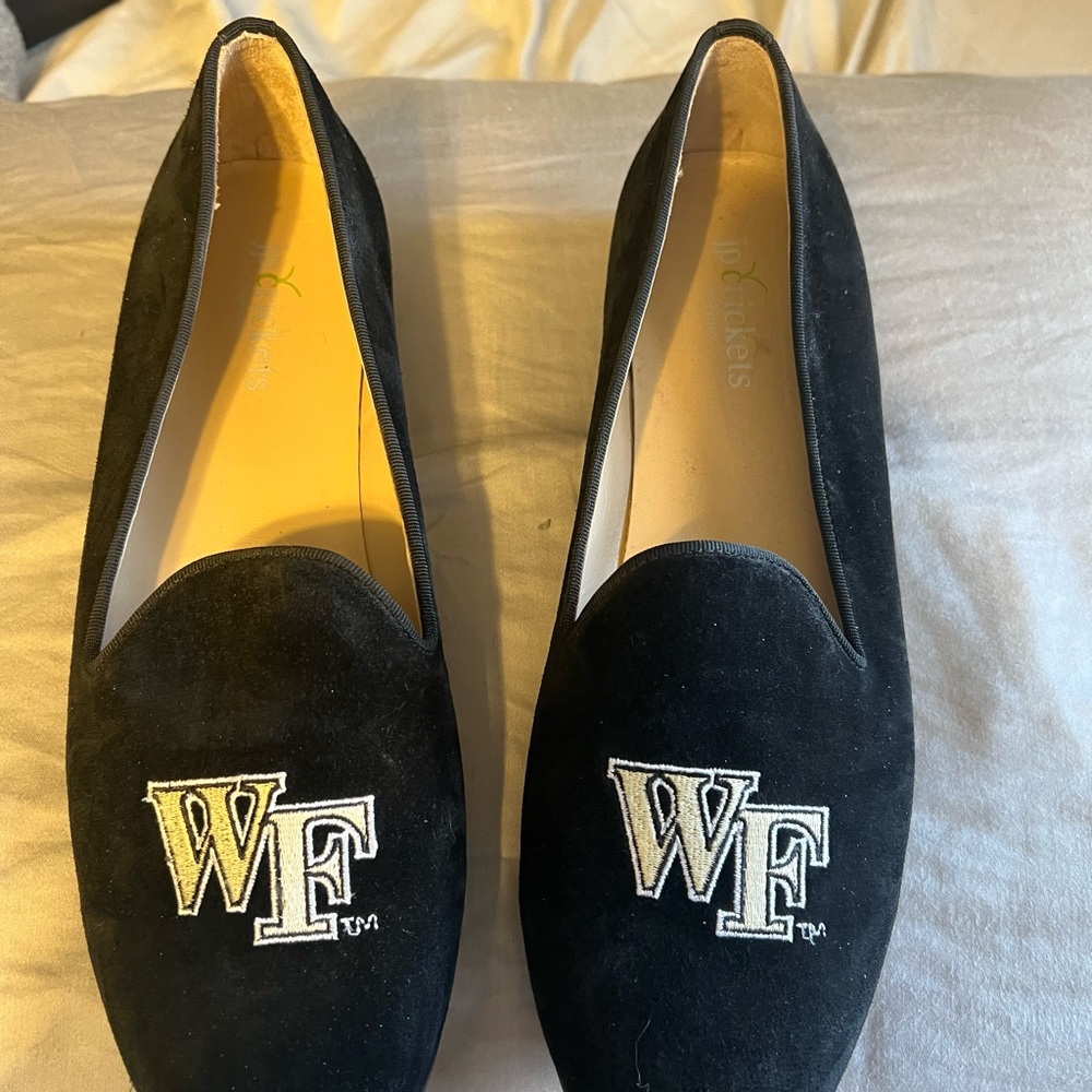WF Black Suede Loafers